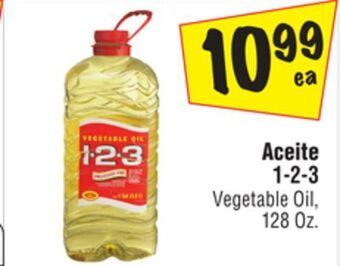 El Super 1-2-3 vegetable oil offer