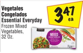 El Super Frozen mixed vegetables offer