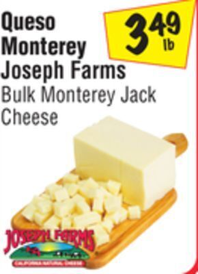 El Super Bulk monterey jack cheese offer