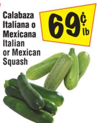 El Super Italian or mexican squash offer