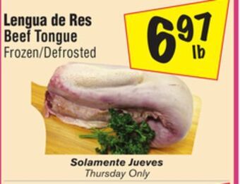 El Super Beef tongue offer
