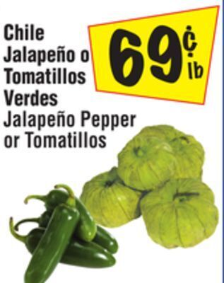 El Super Jalapeño pepper or tomatillos offer