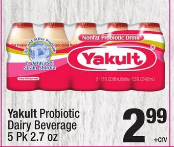 Super King Markets Yakult probiotic dairy beverage offer