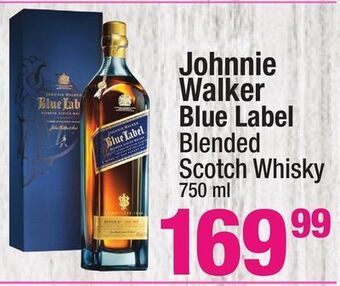 Super King Markets Johnnie walker blue label blended scotch whisky offer