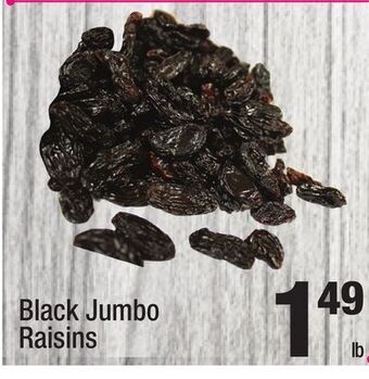 Super King Markets Black jumbo raisins offer