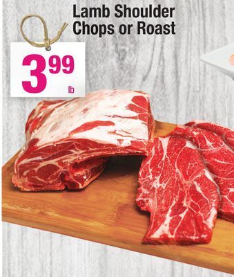 Super King Markets Lamb shoulder chops or roast offer