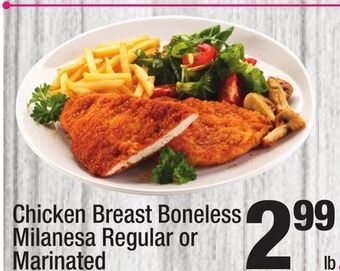 Super King Markets Chicken breast boneless milanesa regular or marinated offer