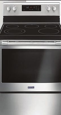 Menards Maytag 30 5.3 cu.ft. fingerprint resistant stainless steel electric range (smooth top) offer