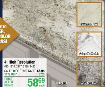 Menards Customcraft countertops high resolution 4' atlantic stone laminate countertop offer