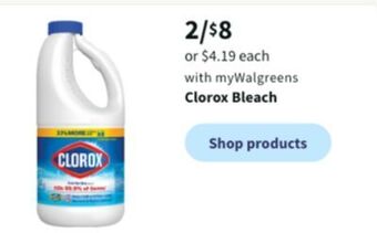 Walgreens Clorox bleach offer