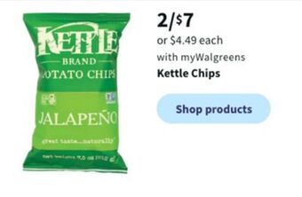 Walgreens Kettle chips offer