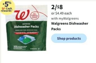 Walgreens Walgreens dishwasher packs offer