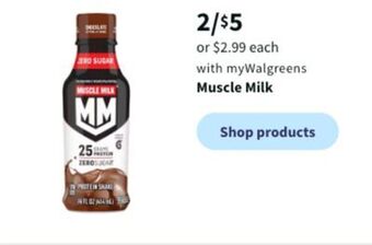 Walgreens Muscle milk offer