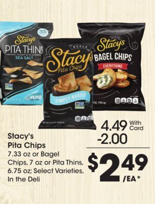 Kroger Stacy's pita chips offer