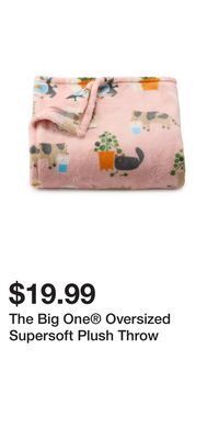 Kohl's The big one oversized supersoft plush throw offer