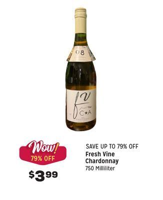 Grocery Outlet Chardonnay offer
