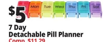 Ocean State Job Lot 7 day detachable pill planner offer