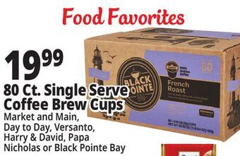 Ocean State Job Lot 80 ct. single serve coffee brew cups offer