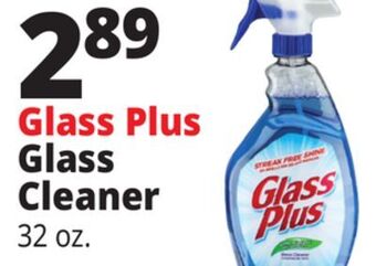 Ocean State Job Lot Glass plus glass cleaner offer