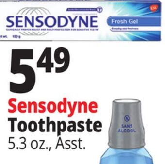 Ocean State Job Lot Sensodyne toothpaste offer