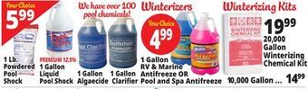 Ocean State Job Lot Winterizing kits offer