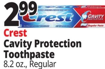 Ocean State Job Lot Crest cavity protection toothpaste offer
