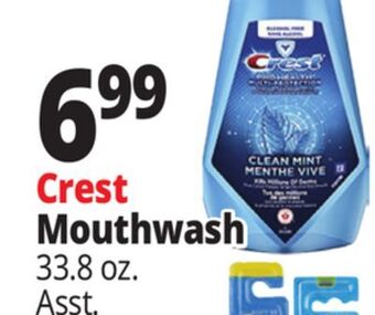 Ocean State Job Lot Crest mouthwash offer