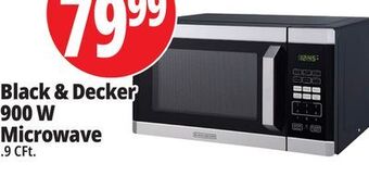Ocean State Job Lot Black + decker 900w stainless steel microwave oven offer