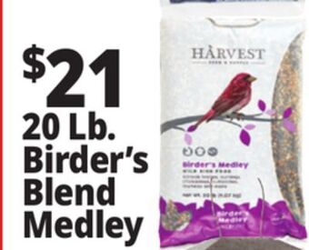 Ocean State Job Lot Harvest birder's medley wild bird food, 20 lbs offer