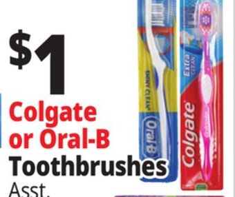 Ocean State Job Lot Colgate or oral-b toothbrushes offer
