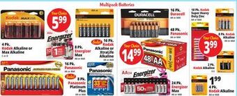Ocean State Job Lot Multipack batteries offer