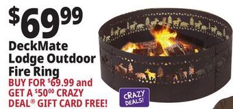Ocean State Job Lot Deckmate lodge outdoor fire ring offer