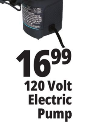 Ocean State Job Lot Intex quick-fill electric air pump offer