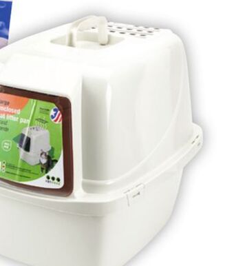 Ocean State Job Lot Van ness enclosed cat litter pan, large offer