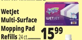 Ocean State Job Lot Wetjet multi-surface mopping pad refills offer