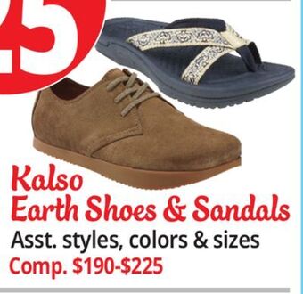 Ocean State Job Lot Kalso earth shoes & sandals offer