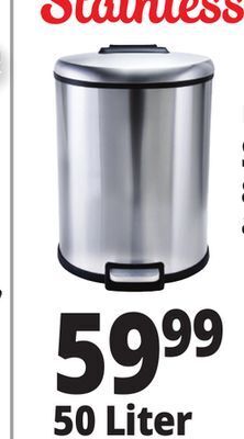Ocean State Job Lot Stainless steel trash cans offer