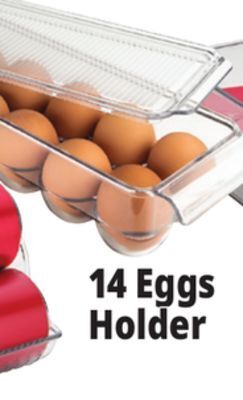 Ocean State Job Lot Covered egg holder fridge bin offer