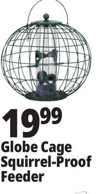 Ocean State Job Lot Globe cage squirrel-proof feeder offer