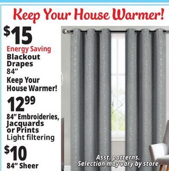 Ocean State Job Lot Curtains offer