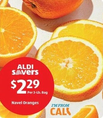 Aldi Navel Oranges offer