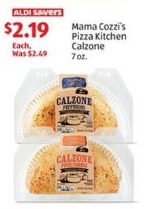 Aldi Mama Cozzi's Pizza Kitchen Calzone offer