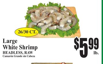 Baja Ranch Large White Shrimp offer