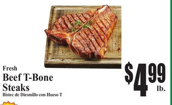 Baja Ranch Fresh Beef T-Bone Steaks offer