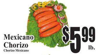 Baja Ranch Mexicano Chorizo offer