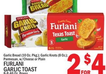 C Town Furlani garlic toast 8-8.46 oz. boxes offer