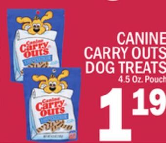 C Town Canine carry outs dog treats offer