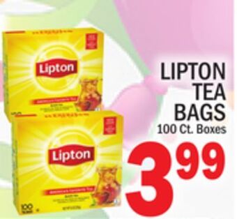 C Town Lipton tea bags offer