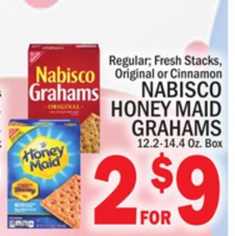 C Town Nabisco honey maid grahams offer