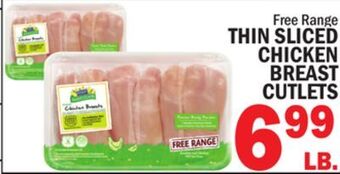 C Town Thin sliced chicken breast cutlets offer
